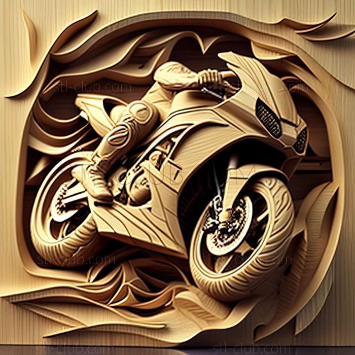 3D модель Yamaha YZF 600 R (STL)